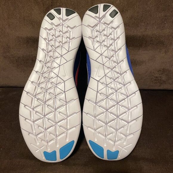 NEW NIKE FREE RN Mens Running Shoes Blue Black Cobalt Size 12 US 46 EUR 11 UK - Picture 8 of 12